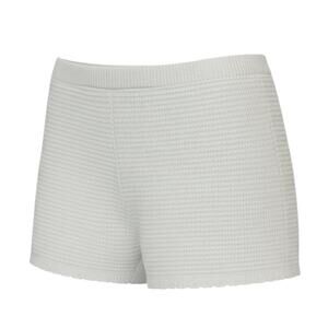 Florence by Mills White Crochet Shortie Shorts Women’s Size L New with tags